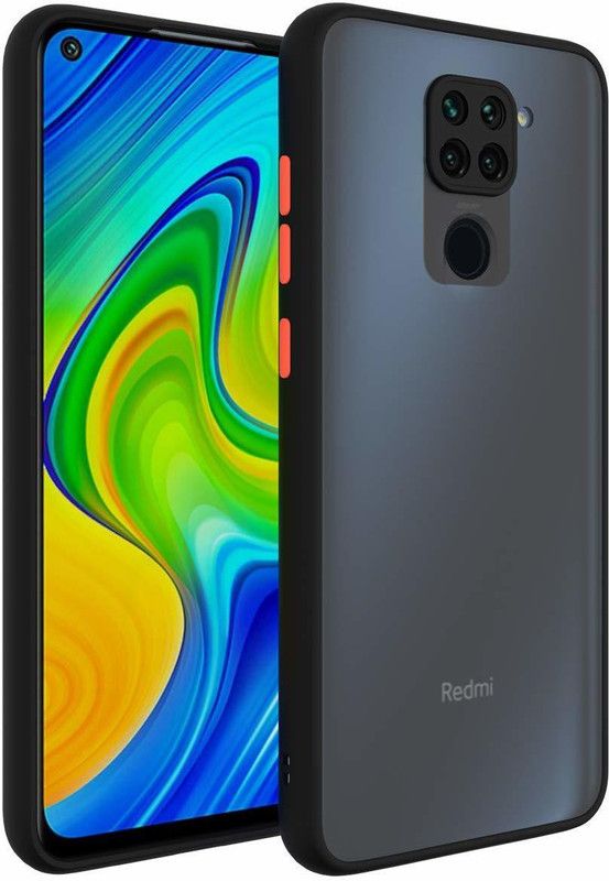 MAC Back Cover for Redmi Note 9 Smoke Cover  (Grey, Shock Proof, Pack of: 1)