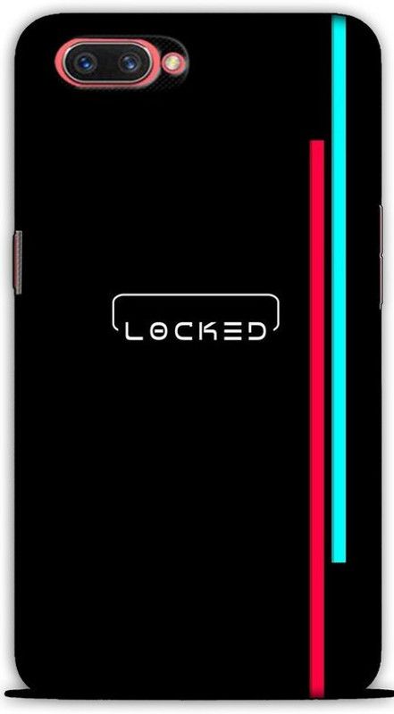 CROKIAN Back Cover for Oppo A3s Locked Design Back Cover  (Multicolor, Hard Case, Pack of: 1)