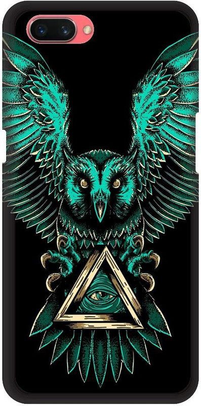 URCHIN Back Cover for Vivo Y71 owl, illuminati owl, cool, tranding, bird, fire, fantacy  (Multicolor, Shock Proof, Pack of: 1)