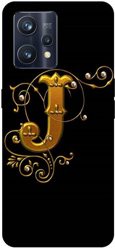 THE NARAYANA COLLECTIONS Back Cover for REALME 9 PRO PLUS- RMX3392-J,ALPHABET,NAME,LATTER  (Multicolor, Hard Case, Pack of: 1)