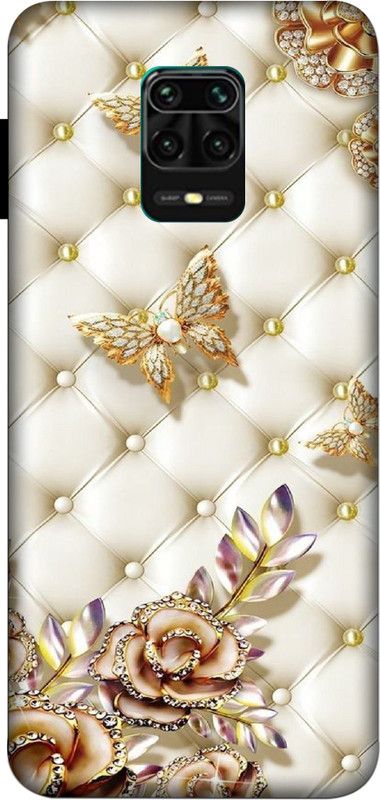 JAIBHAGWAN Back Cover for MI Note 9 Pro Max, Poco M2 Pro, Redmi Note 9 Pro  (Gold, Hard Case, Pack of: 1)