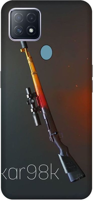 URCHIN Back Cover for Oppo A15 Pubg, Kar98, Pubg lover, Pubg Game, Pubg Love, Chicken dinner  (Multicolor, Shock Proof, Pack of: 1)