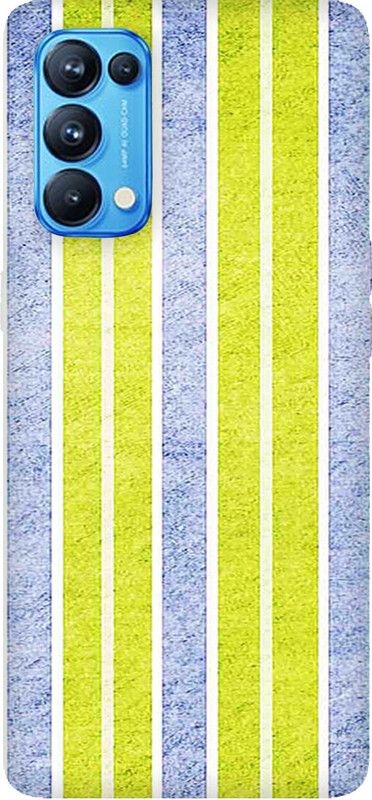 LETAPS Back Cover for Oppo Reno5 Pro  (Green, Blue)