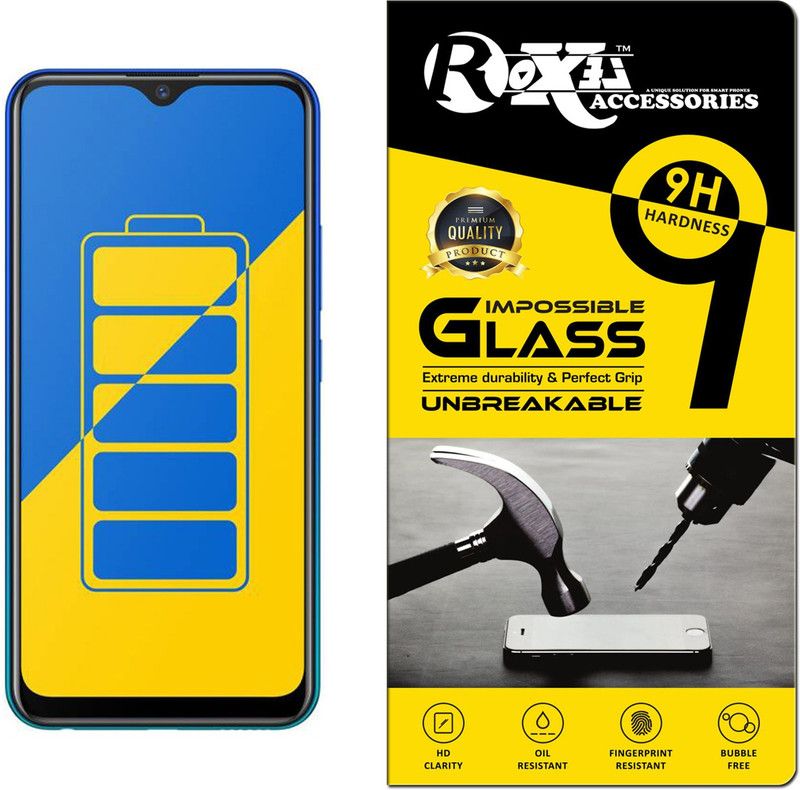 Roxel Impossible Screen Guard for Vivo Y15 (Aqua Blue, 64 GB) (4 GB RAM)  (Pack of 1)
