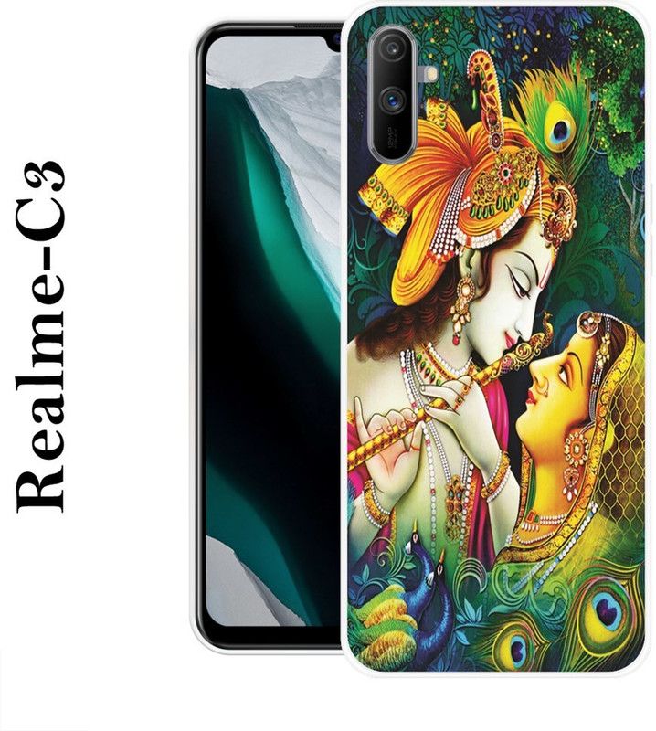 REDFLY Back Cover for Realme C3  (Multicolor, Silicon)