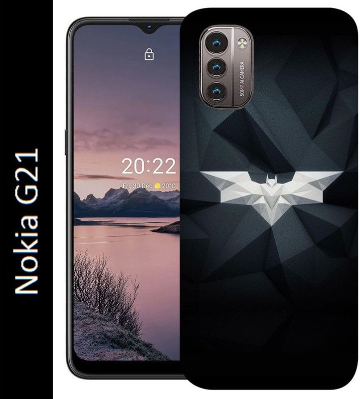 mitzvah Back Cover for Nokia G21  (Black, White, Silicon, Pack of: 1)