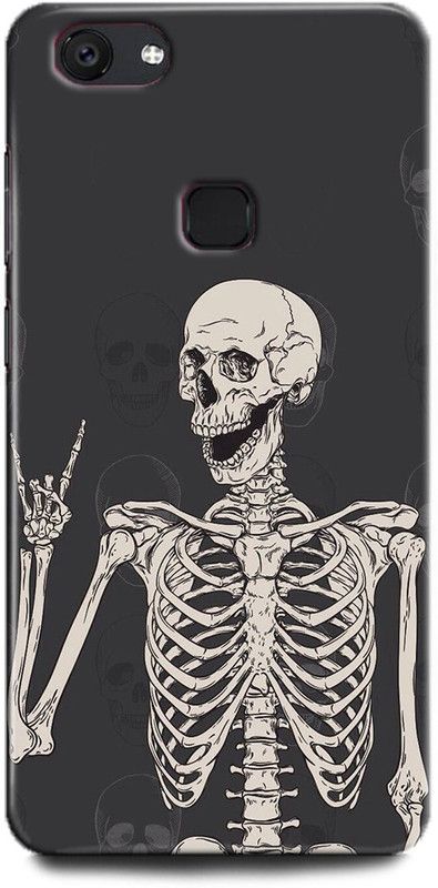 WallCraft Back Cover for Vivo V7 / Vivo 1718 SKULL, SCARY, CARTOON, MONSTER  (Multicolor, Dual Protection, Pack of: 1)