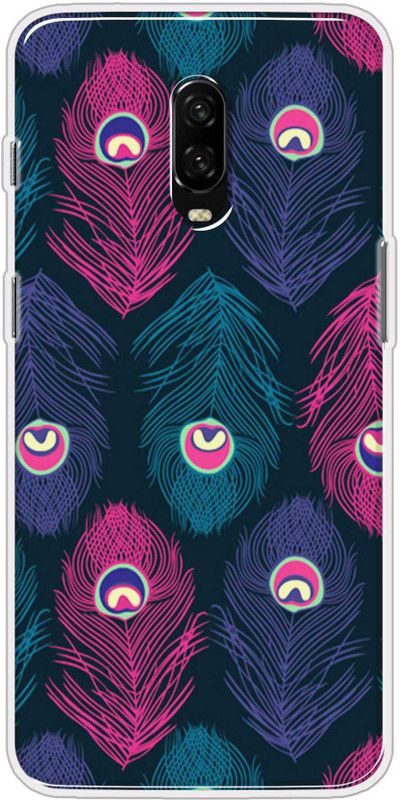 Casemaker Back Cover for OnePlus 6T  (Multicolor, Flexible, Silicon)