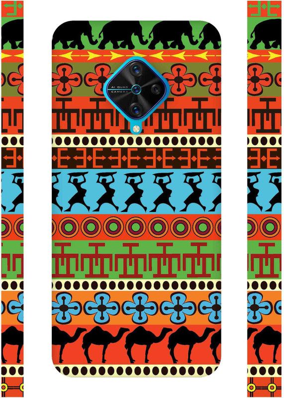 Inkzz Tribal Mobile Skin - Only Back for Vivo S1 Pro Mobile Skin  (Multicolor)