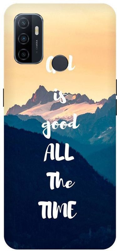 URCHIN Back Cover for Oppo A33 God is good, Motivational, inspirable, quotes  (Multicolor, Shock Proof, Pack of: 1)