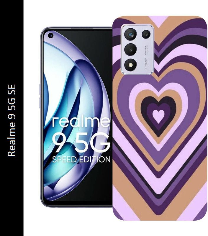 Ghumakkad Back Cover for Realme 9 5G SE  (Purple, Brown, Grip Case, Silicon, Pack of: 1)
