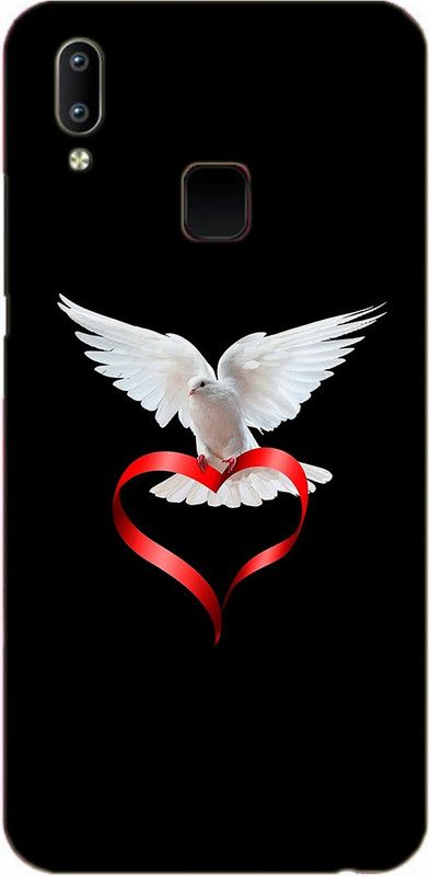 METOO Back Cover for Vivo 1814, Love , Heart Design Back Cover Print : 127  (Multicolor, Dual Protection, Silicon, Pack of: 1)