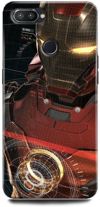 FIKORA Back Cover for OPPO F9/CPH1881 IRON MAN PRINTED  (Multicolor, Hard Case, Pack of: 1)