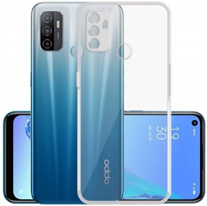 Masque Back Cover for Oppo A53  (Transparent)
