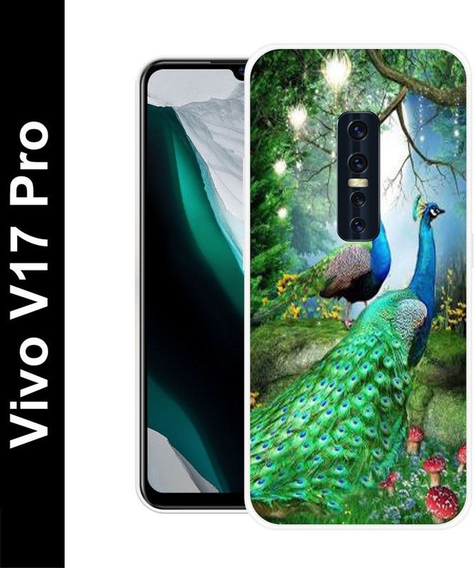 Aabra Back Cover for Vivo V17 Pro  (Green, Flexible, Silicon, Pack of: 1)