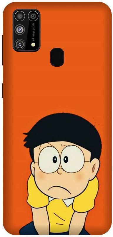 URCHIN Back Cover for Samsung M31 Nobita, doraemon, cartoon, cute, funny  (Multicolor, Shock Proof, Pack of: 1)