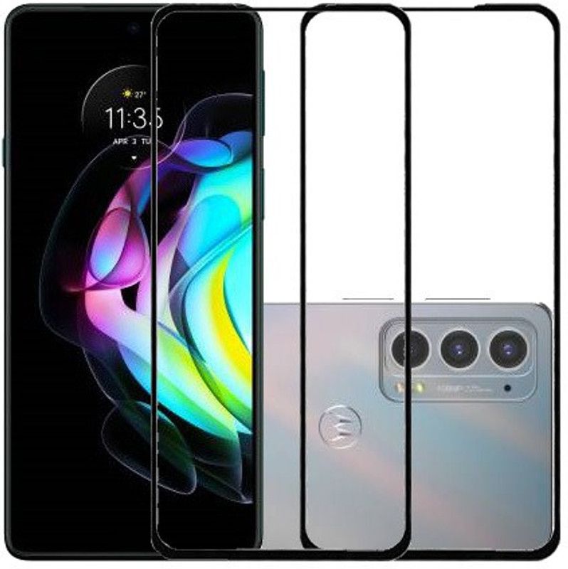 AARERED Edge To Edge Tempered Glass for Motorola Edge 20 Fusion, Moto Edge 20 Fusion  (Pack of 2)