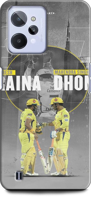 KEYCENT Back Cover for Realme C31, RMX3501 MS DHONI, SURESH RAINA, MAHENDRA SINGH DHONI, INDIA  (Multicolor, Shock Proof, Pack of: 1)