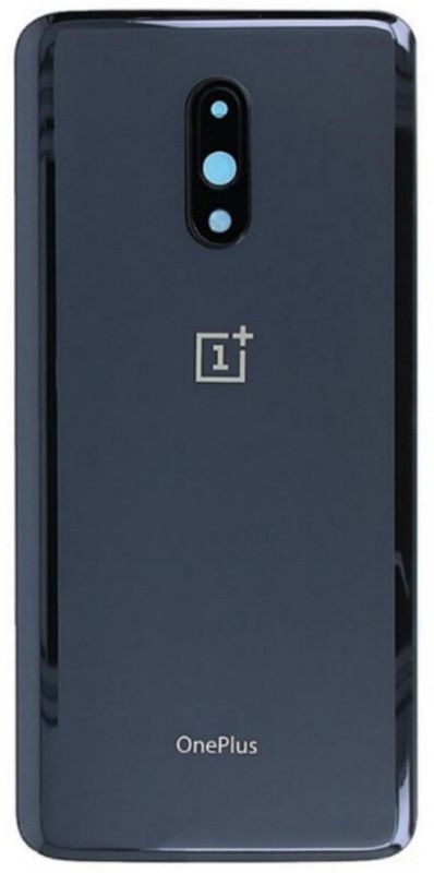TrofT OnePlus OnePlus 7(Glass)With Camera Lens Back Panel  (Mirror Gray)