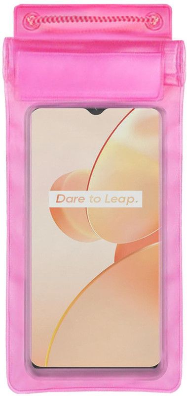 ACM Pouch for Realme C31  (Pink, Waterproof, Silicon, Pack of: 1)
