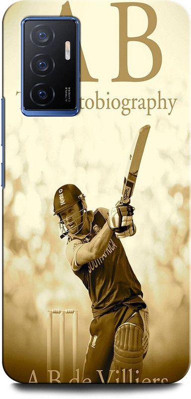 INTELLIZE Back Cover for VIVO V23e 5G AB DE VILLIERS, CRICKET, BATSMAN, SPORTS  (Multicolor, Hard Case, Pack of: 1)