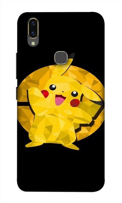 LUCKY MOBI.COM Back Cover for VIVO V9 YOUTH ( pickachu , cartoons wallpaper) PRINTED BACK COVER  (Multicolor, Waterproof, Pack of: 1)