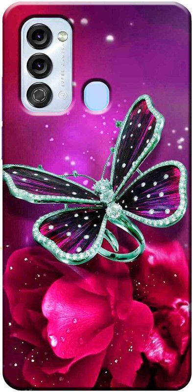 Auqueno Back Cover for Itel Vision 3 2574  (Multicolor, Shock Proof, Silicon, Pack of: 1)