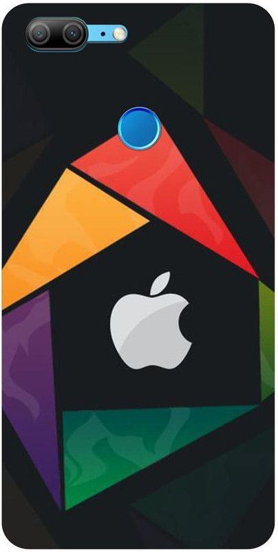 Smutty Back Cover for Honor 9 Lite - Apple Logo Print  (Multicolor, Hard Case, Pack of: 1)
