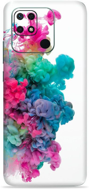 WeCre8 Skin's Redmi 10c Mobile Skin  (Colorsplash Camouflage Multicolor Mobile Skin With Ultra Matte Finish)