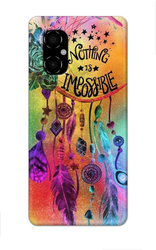 NDCOM Back Cover for POCO M4 5G Dream Catcher Colorful Printed  (Multicolor, Hard Case, Pack of: 1)