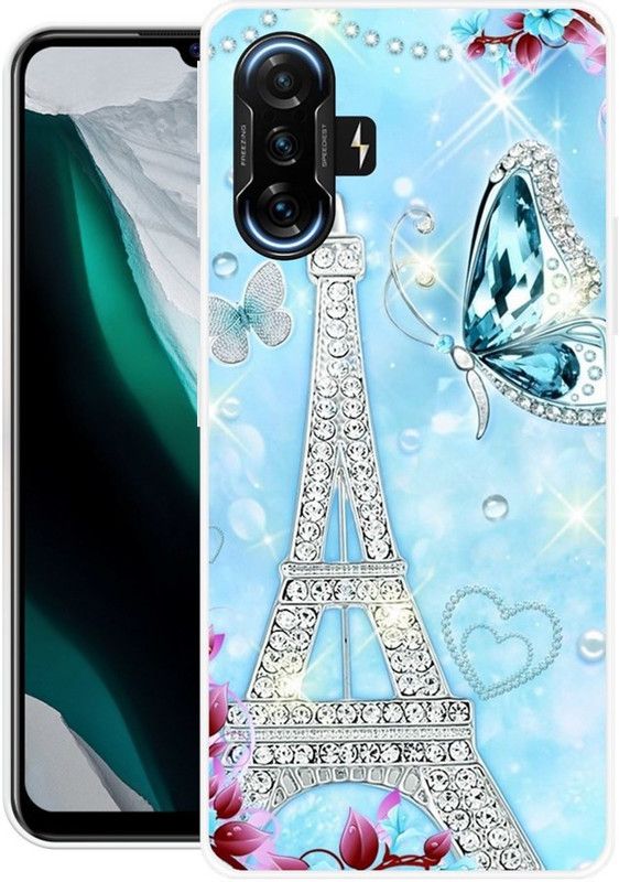 BLUEBUG Back Cover for Poco F3 GT  (Multicolor, Grip Case, Silicon, Pack of: 1)