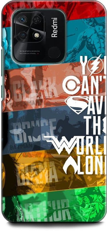 KEYCENT Back Cover for REDMI 10 SUPERMAN, BATMAN, SUPERHERO, DC COMIC  (Multicolor, Shock Proof, Pack of: 1)