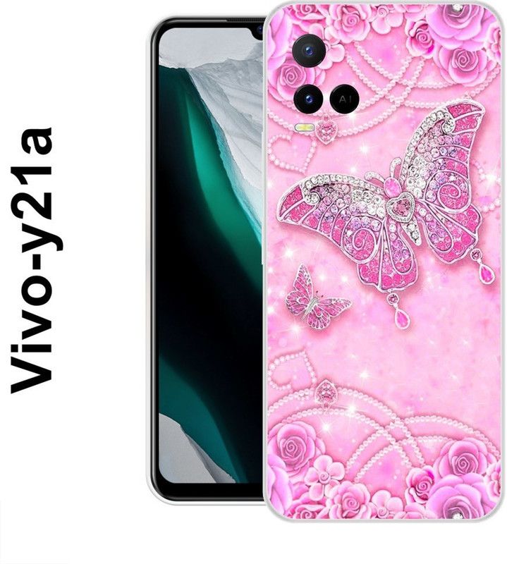 Sswastik Back Cover for Vivo Y21 2021, Vivo Y33s, Vivo Y21T, Vivo Y21A, Vivo Y21E, Vivo Y33T  (Pink, Grip Case, Silicon)