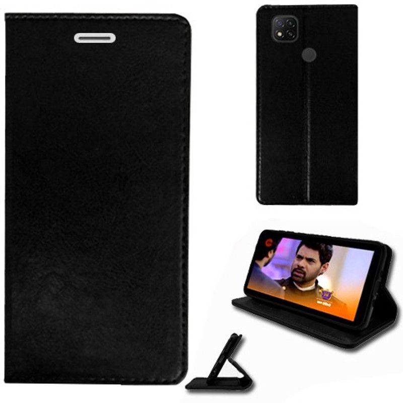 Mxkart Flip Cover for Redmi 9c  (White)