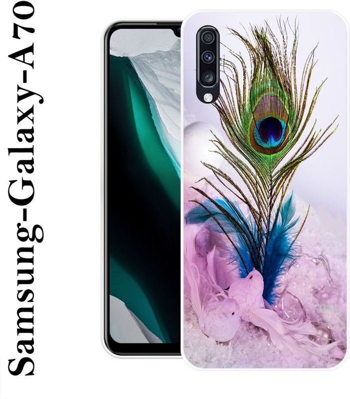 KUDI Back Cover for Samsung Galaxy A70  (Multicolor, Grip Case, Silicon)