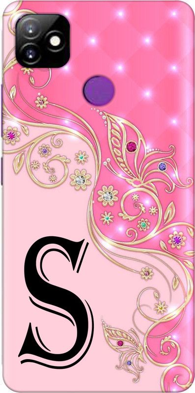 PINKLAND Back Cover for Itel Vision 1  (Pink, Grip Case, Silicon, Pack of: 1)