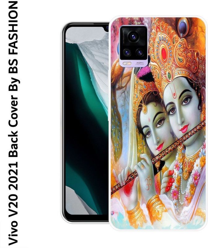 SHYAMSHREE Back Cover for Vivo V20 2021  (Multicolor, Grip Case, Silicon)
