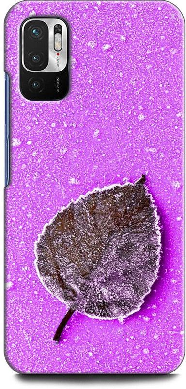 Wall Art Back Cover for REDMI Note 10T 5G PINK, COLORFULL, LEAVE  (Multicolor, Dual Protection, Pack of: 1)