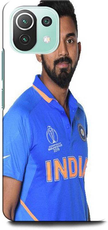 GRAFIQE Back Cover for Mi 11 Lite, Xiaomi 11Lite NE KL RAHUL, INDIA, CRICKET, PLAYER, SPORTS, CAPTAIN  (Multicolor, Shock Proof, Pack of: 1)