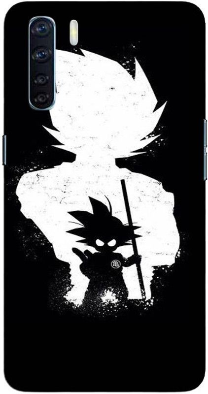 CROKIAN Back Cover for Oppo F15 Goku animetion Back Cover  (Multicolor, Hard Case, Pack of: 1)