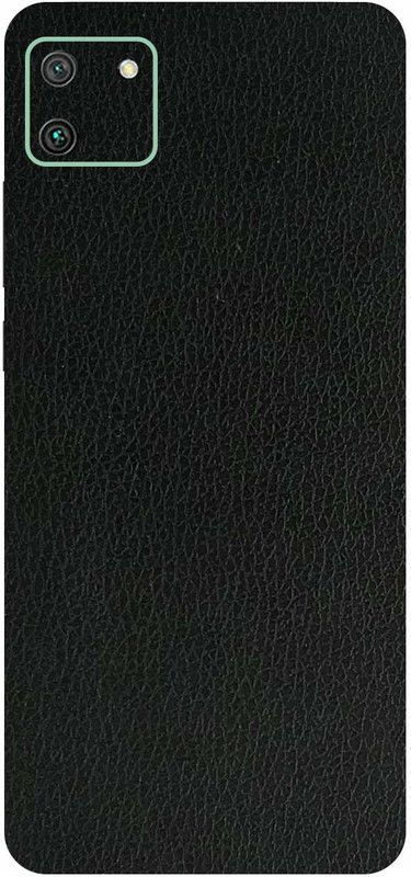 Scratchgard Realme C20 (Back + Side +Camera) Mobile Skin  (Leather Black)