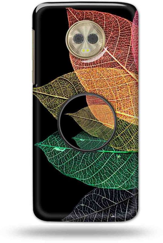 NDCOM Back Cover for Motorola Moto G6 Plus  (Multicolor, Cases with Holder, Pack of: 1)