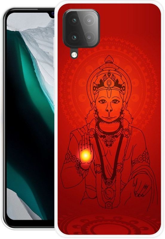 BLUEZAP Back Cover for Samsung Galaxy M22  (Red, Grip Case, Silicon)