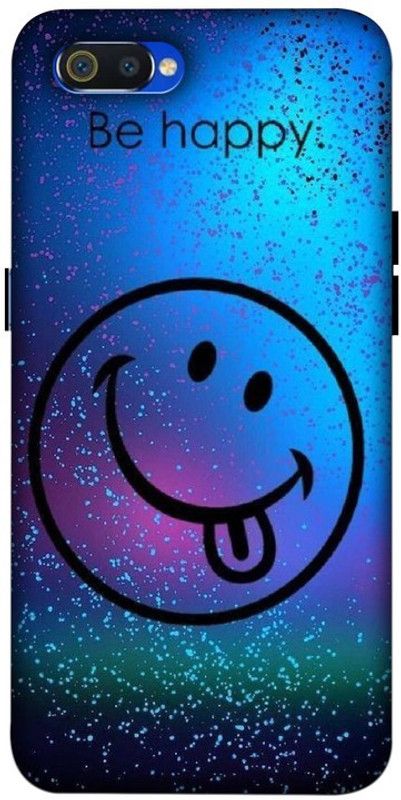 LUCKY MOBI.COM Back Cover for Realme C2 ( SMILI LOGO) PRINTED BACK COVER  (Multicolor, Hard Case, Pack of: 1)