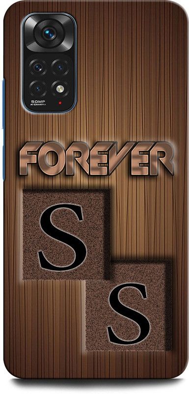 INTELLIZE Back Cover for Redmi Note 11S SS, S LOVE, S LETTER, SS NAME  (Multicolor, Hard Case, Pack of: 1)