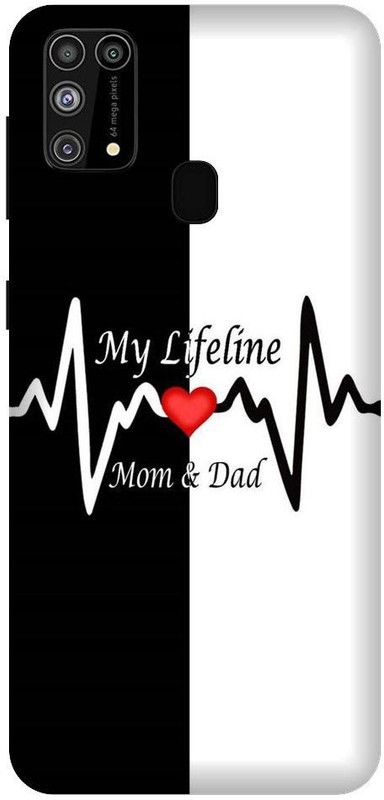 URCHIN Back Cover for Samsung F41 mom dad, Mom Dad, Mom And Dad, Love, Lifeline, Love, Parents  (Multicolor, Shock Proof, Pack of: 1)