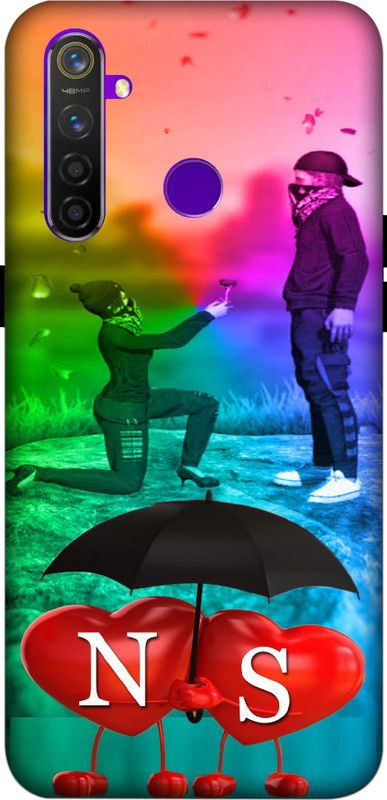 CellPhony Back Cover for Realme 5 Pro  (Multicolor, Hard Case)