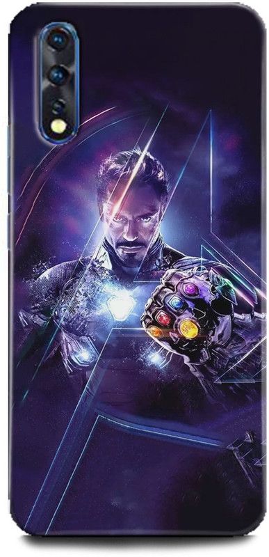 INDICRAFT Back Cover for Vivo Z1x, Ironman, Printed  (Multicolor, Shock Proof, Pack of: 1)