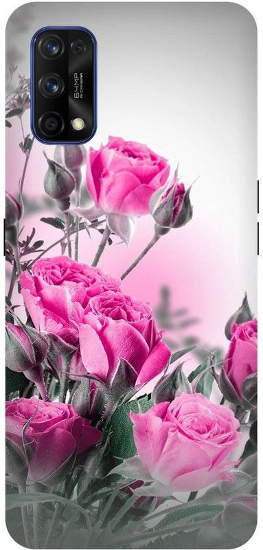 URCHIN Back Cover for Realme 7 flowers, roses, floral, tropical, natural  (Multicolor, Shock Proof)