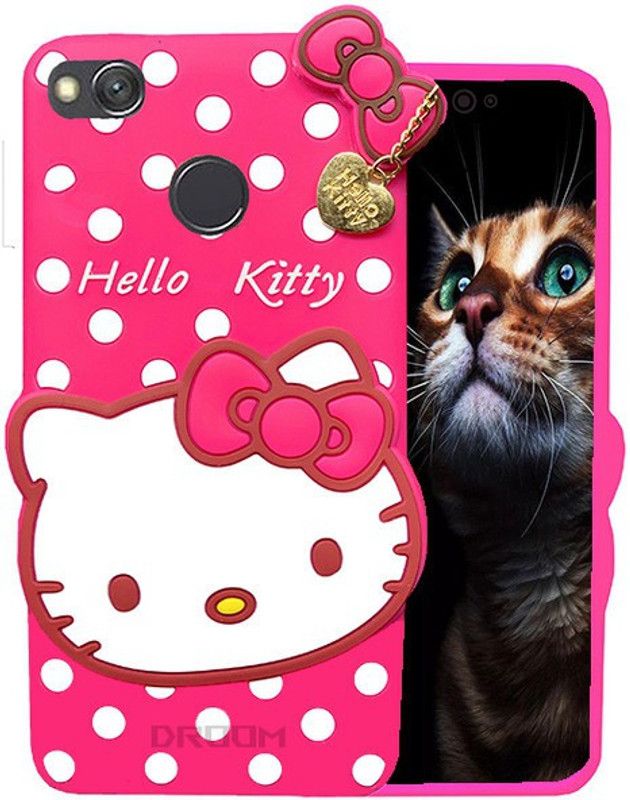 DROOM Back Cover for Mi Redmi Y1  (Pink, Grip Case, Pack of: 1)
